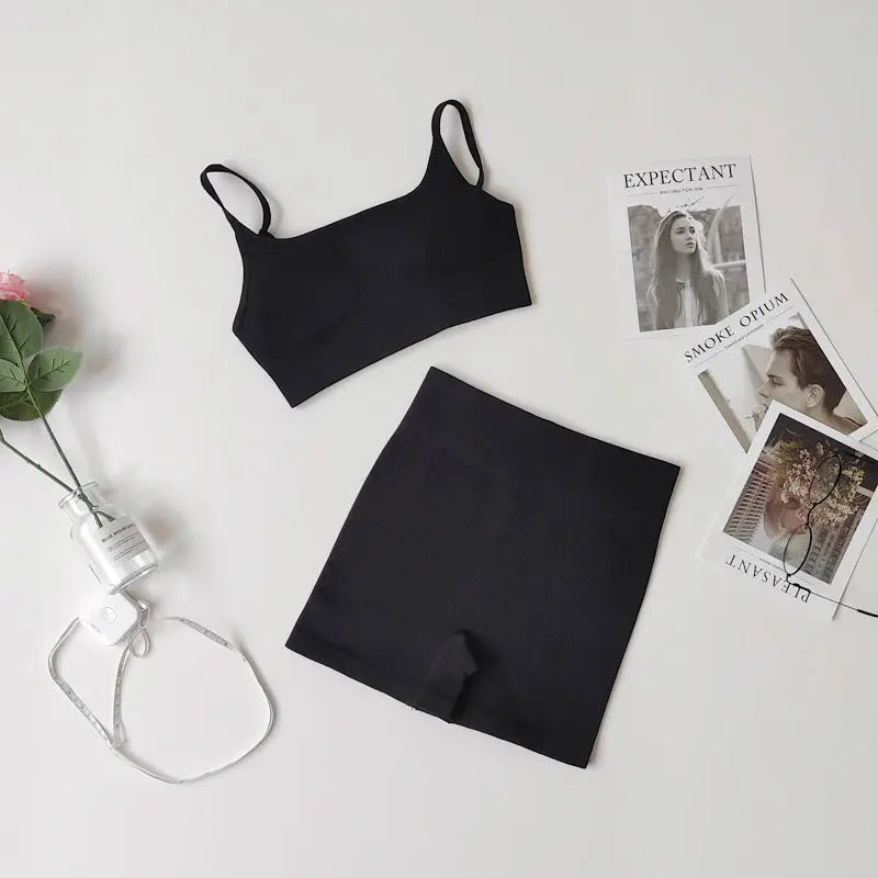 2/3/7Piece Seamless Yoga Set Women Sports Suits Workout Bra Cropped Sports High Waist Gym Legging Fitness Wear